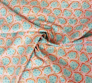Tilda Fabrics Mønstret Bomulds Lærred Multi