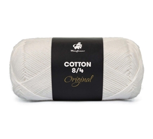 Mayflower Cotton 8/4 Original- Hvid 1402