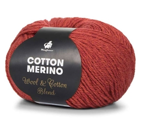 Mayflower Cotton Merino Solid Rød Okker 31