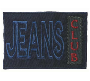 Mono Quick Jeans Club Stofmærke Strygbar